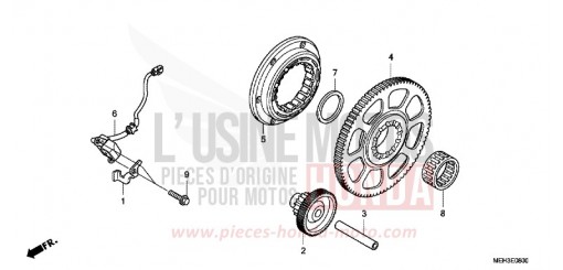 GENERATORE IMPULSI/ FRIZIONE AVVIAMENTO NSA700A8 di 2008